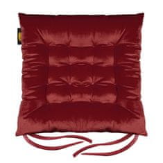 Eurofirany Vankúš na stoličku "Velvet Chair Pillow" 40x40x6 cm Dark turquoise "