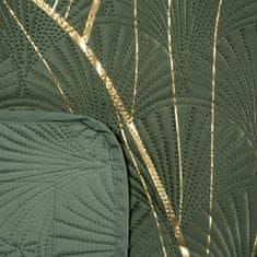 Eurofirany Prehoz na posteľ Lotus 4 170x210 cm olivový