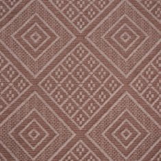 DESIGN 91 Žakárový prehoz s geometrickým vzorom - Morocco, staroružový 220 x 240 cm