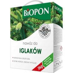 Biopon Intenzívny zelený granulát z ihličnanov 3 kg