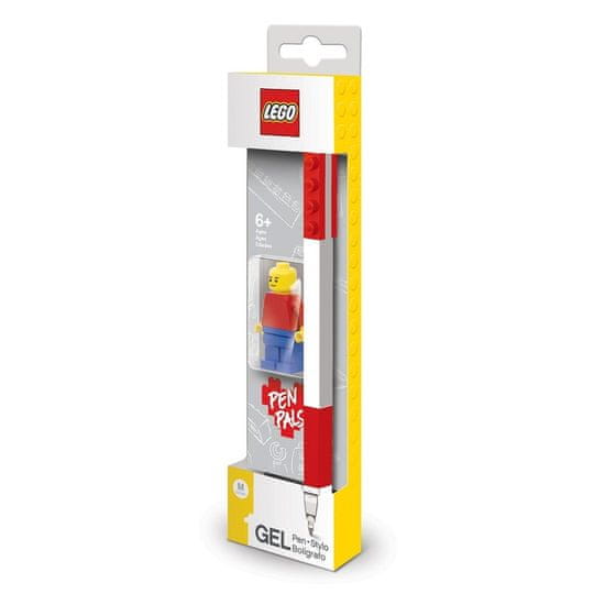 LEGO Stationery LEGO Gélové pero s minifigúrkou - červené