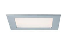 Paulmann Paulmann Vstavaný panel LED hranaté 12W 2700K Chróm mat IP44 920.80 P 92080 92080