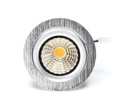 Light Impressions Light Impressions Kapego COB Downlight výklopný 12W 4000K kartáč.hliník 350mA - LIGHT Impressions