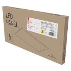 EMOS EMOS LED panel 30 × 60, zabudovateľný biely, 18W neutrálna biela 1541181200