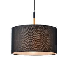 ACA ACA Lighting Textile závesné svietidlo OD650840PBK