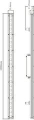 Light Impressions Light Impressions Deko-light podlahové a nástenné a stropné svietidlo WallWasher Caph 220-240V AC / 50-60Hz 38,00 W 3000 K 3000 lm 1000 mm tmavosivá