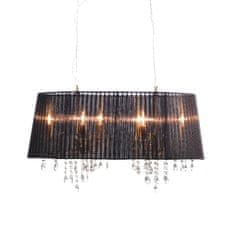 ACA ACA Lighting Textile závesné svietidlo 2P800BK