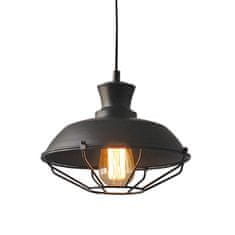 ACA ACA Lighting Vintage závesné svietidlo KS1463P1BK