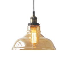 ACA ACA Lighting Vintage závesné svietidlo KS1295PAM1BK