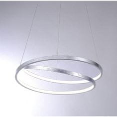 PAUL NEUHAUS PAUL NEUHAUS LED závesné svietidlo, imitácia plátkového striebra, moderný dizajn SimplyDim 3000K PN 2472-21