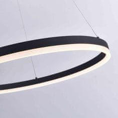 PAUL NEUHAUS PAUL NEUHAUS LED závesné svietidlo, kruhové, antracit, moderný dizajn SimplyDim 2700K PN 2383-13