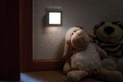 Paulmann Paulmann nočné svetlo do zásuvky Esby hranaté biela súmrakový senzor 924.93 P 92493 92493