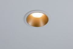 Paulmann Paulmann Vstavané svietidlo LED Cole 6,5 W biela / zlatá mat 3-krokové-stmievateľné 2700K teplá biela 934.05 93405