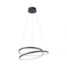 PAUL NEUHAUS PAUL NEUHAUS LED závesné svietidlo, kruhové, čierna, elegantný dizajn SimplyDim 3000K PN 2472-18