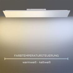 PAUL NEUHAUS PAUL NEUHAUS LED stropné svietidlo, LED panel, biele, 100x10cm 2700-5000K PN 8495-16