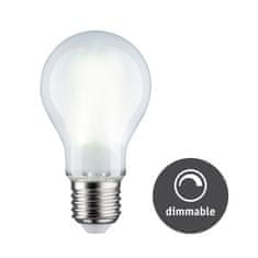 Paulmann Paulmann LED Filament žiarovka biela / mat 9W E27 denná biela stmievateľné 288.16 28816