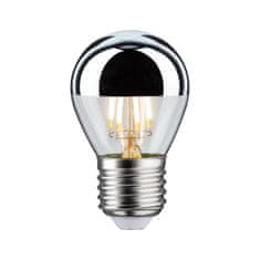 Paulmann Paulmann LED kvapka 4,8 W E27 zrkadlový svrchlík strieborná teplá biela stmievateľné 286.68 28668