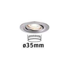 Paulmann Paulmann LED vstavané svietidlo Nova mini výklopné 1x4W 2700K kov kartáčovaný 230V 942.94 94294