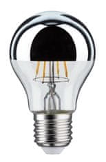 Paulmann Paulmann LED žiarovka 4,8 W E27 zrkadlový svrchlík strieborná teplá biela 286.69 28669