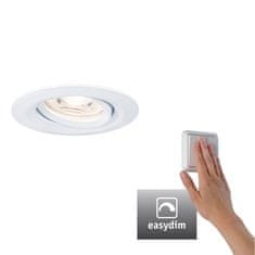 Paulmann Paulmann LED vstavané svietidlo Nova mini Plus EasyDim výklopné 1x4,2W 2700K biela mat 230V 929.70 92970