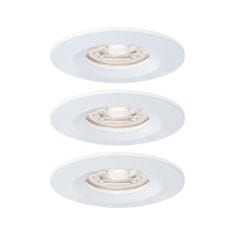 Paulmann Paulmann LED vstavané svietidlo Nova mini nevýklopnou IP44 3x4W 2700K biela mat 230V 942.99 94299