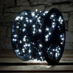 DecoLED LED svetelná reťaz - 100m, ľadovo biela, 1000 diód