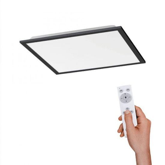 PAUL NEUHAUS LEUCHTEN DIREKT aj s JUST LIGHT LED panel svietidlo hranaté v čiernej s nastaviteľnou farbou svetla a funkciou stmievania 2700-5000K