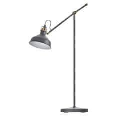 EMOS EMOS stojaca lampa ARTHUR na žiarovku E27, 150cm, tmavo šedá Z7610