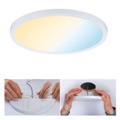 Paulmann Paulmann Smart Home Zigbee LED vstavané svietidlo Areo VariFit IP44 kruhové 230mm 16W biela meniteľná biela 930.44 93044