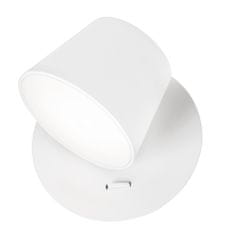 Nova Luce Nova Luce Vkusná a jednoduchá nástenná LED lampička Amadeo - 6 W LED, biela NV 8223601