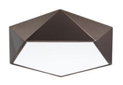 Nova Luce Nova Luce kubistické ladené stropné svietidlo Darius v rôznych farebných variantoch - 400 x 100 mm, 4 x 10 W, kávovo hnedá NV 8186203