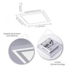 PAUL NEUHAUS LEUCHTEN DIREKT is JUST LIGHT LED panel svietidlo, stropné svietidlo, biele, stmievateľné, CCT nastavenie teploty farby 3000-5000K