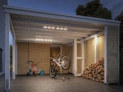 Paulmann Paulmann Park plus Light LED vonkajšie nástenné svietidlo Carport IP44 501x111mm 3000K 3x2W 12V antracit umelá hmota 94510