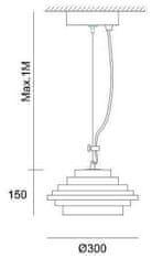 Light Impressions Deko-Light závesné svietidlo Esmeralda 220-240V AC / 50-60Hz E27 1x max. 40,00 W biela 341058