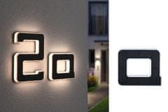 Paulmann PAULMANN Solárne LED domové číslo a svietidlo písmeno A vr. vymeniteľné nabíjacie batérie IP44 3000K čierna 94650