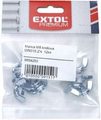 Extol Premium Matica krídlová DIN315 ZN, 6ks, M10, EXTOL PREMIUM