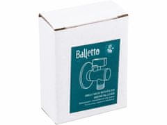 BALLETTO Ventil rohový s filtrom, 1/2" -3/8", zinok, 125g, BALLETTO