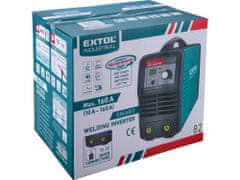 Extol Industrial Invertor zvárací 10-160A, príkon 5,2kW, 74V, MMA a TIG, EXTOL INDUSTRIAL