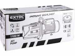 Extol Premium Čerpadlo prúdové, príkon 1100W, 9500l/hod, max. výtlak 41m, EXTOL PREMIUM