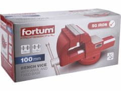 Fortum Zverák pevný 100mm s kovadlinou, SG Iron, FORTUM