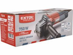 Extol Premium Brúska uhlová, príkon 750W, priemer 115mm, EXTOL PREMIUM