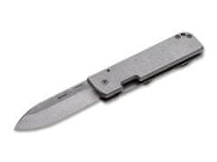 Böker Plus 01BO464 LANCER 42 STEEL obojručný vreckový nôž 7,3 cm, nehrdzavejúca oceľ, stonewash