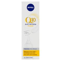 Nivea Q10 Power Spevňujúci očný krém proti vráskam, 15 ml