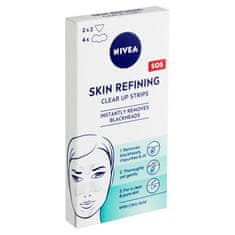 Nivea Nivea Skin Refining Čistiace pleťové náplasti, 4 ks