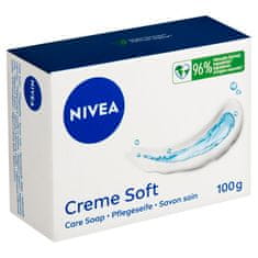 Nivea Creme Soft Ošetrujúce krémové mydlo, 100 g