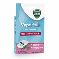 Vicks VAPOPADS VBR7, Náplne do zvlhčovačov s vôňou rozmarínu a levandule, 7ks