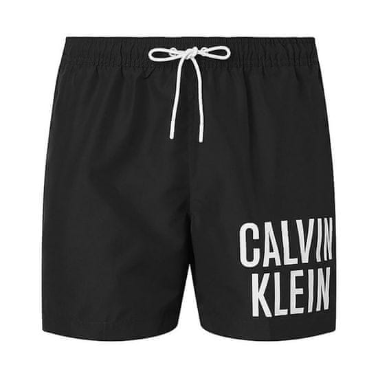 Calvin Klein Pánske plavky nadrozmer čierne (KM0KM00744 BEH)