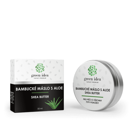 GREEN IDEA Bambucké maslo s aloe 50 ml