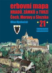 Erbová mapa hradov, zámkov a tvrzí Čiech, Moravy a Sliezska 21 - Milan Mysliveček