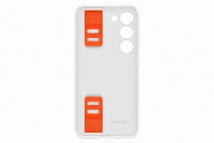 SAMSUNG Silicone Grip Case Galaxy S23 EF-GS911TWEGWW, biela